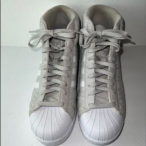 Adidas Superstars hightops